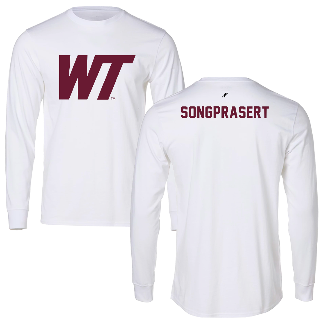 West Texas A&M University Golf White Long Sleeve - Gam Songprasert