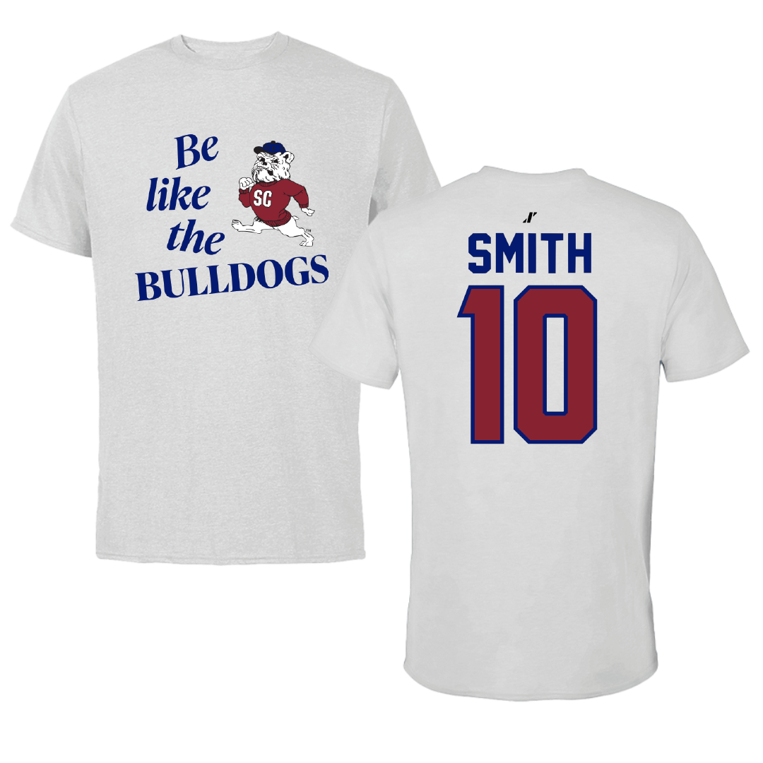 South Carolina State University Football Light Gray Be Like Us Tee - #10 Tyler Smith