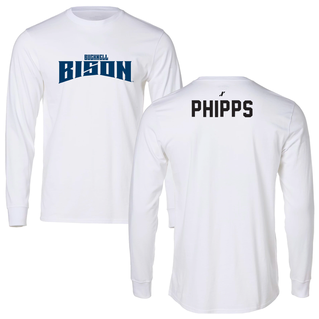 Bucknell University Wrestling White Classic Long Sleeve - Kurt Phipps
