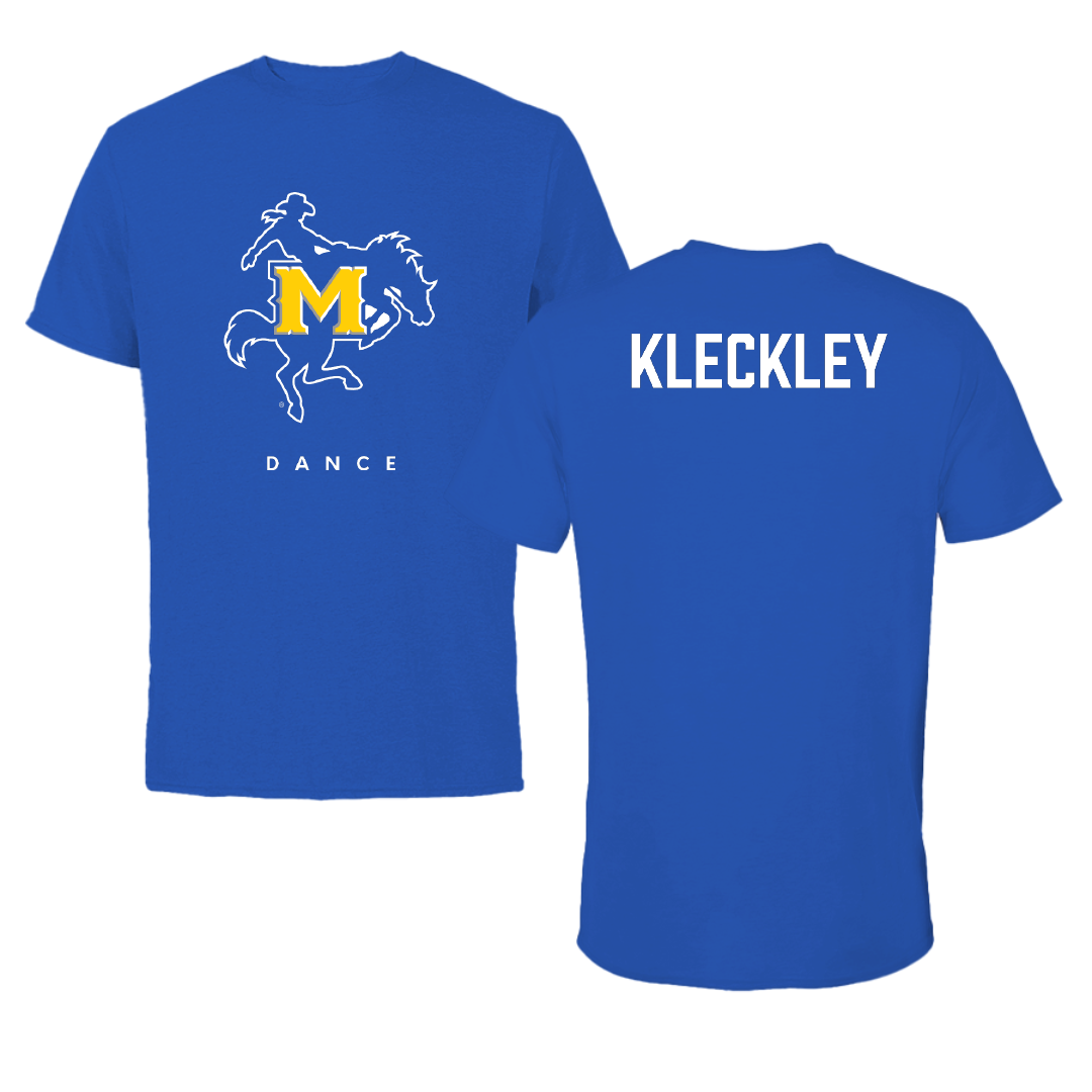 McNeese State University Dance True Royal Blue Tee - Hallie Marie Kleckley