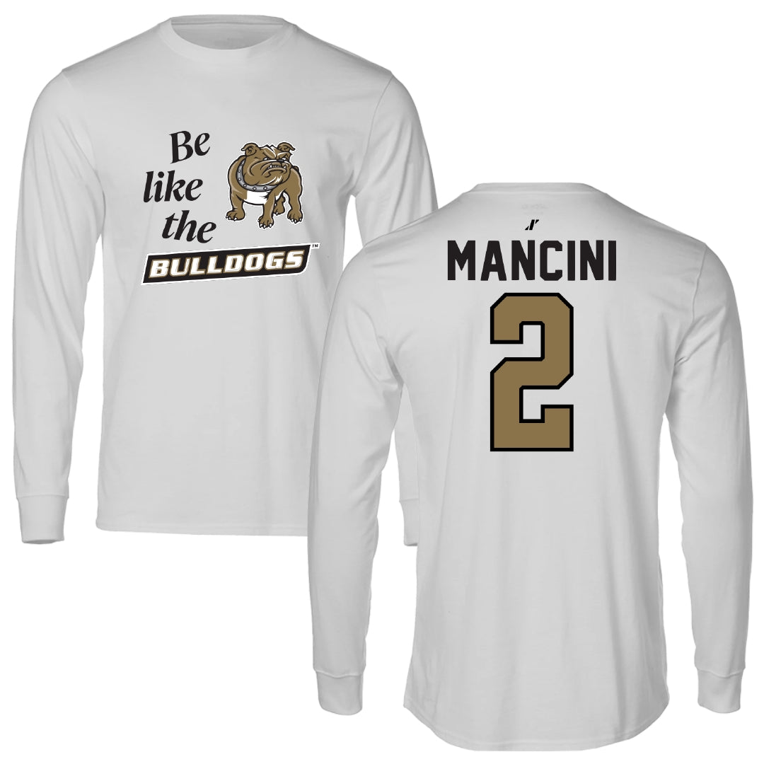 Bryant University Basketball Light Gray Be Like Us Long Sleeve - #2 Mia Mancini