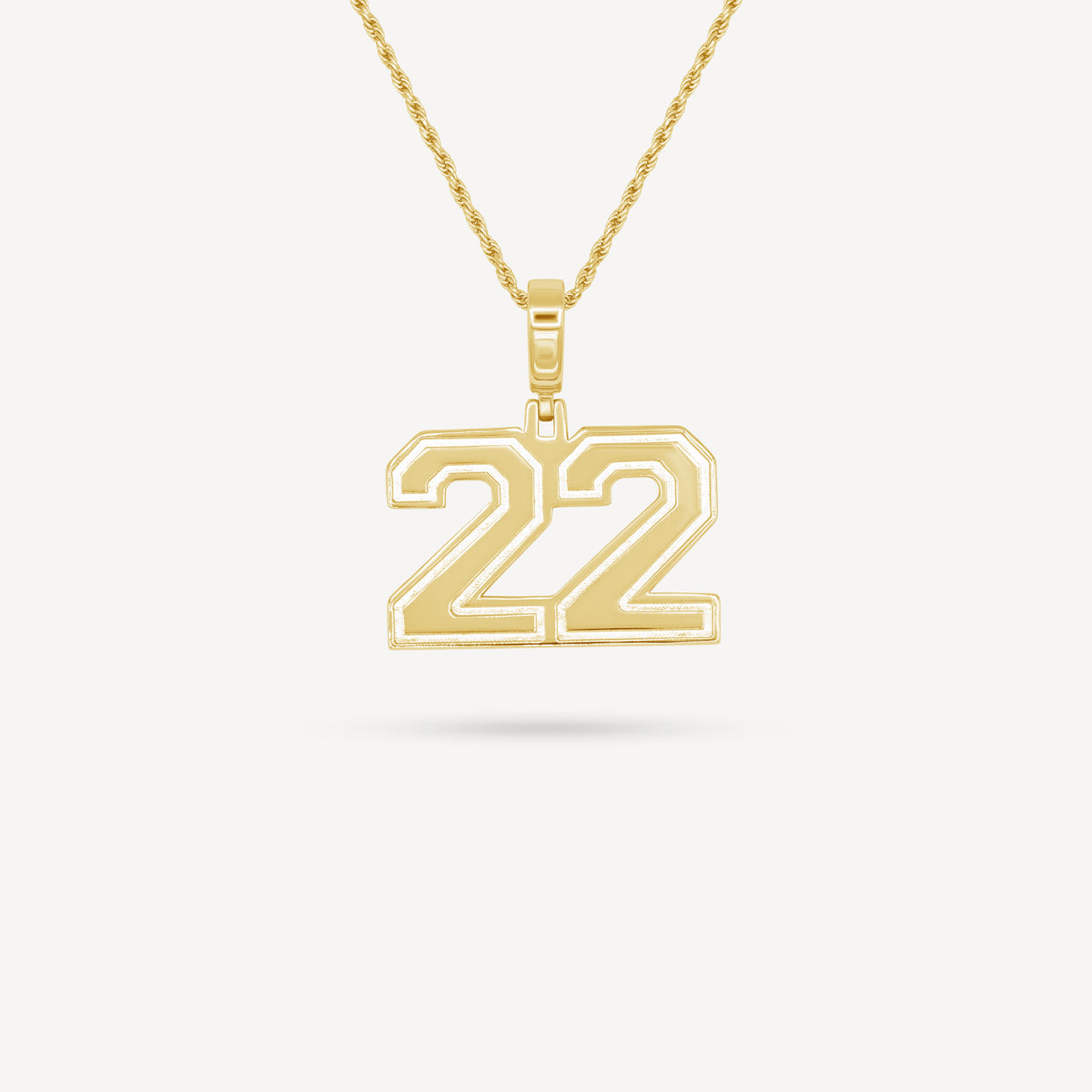 Gold Presidents Pendant and Chain - #22 Courtney Marks