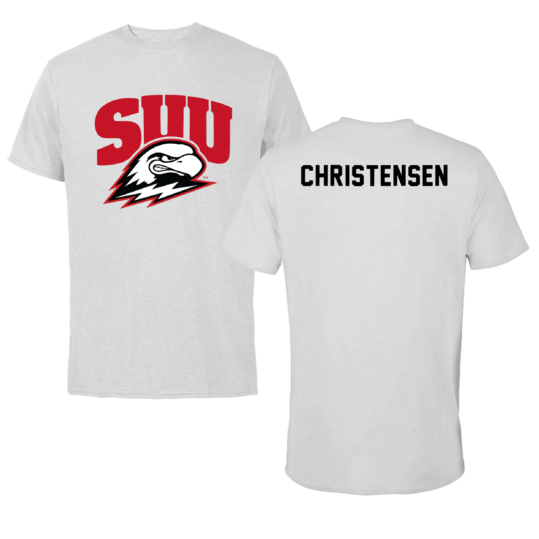 Southern Utah University Gymnastics Light Gray Performance Tee - Brinlee Christensen