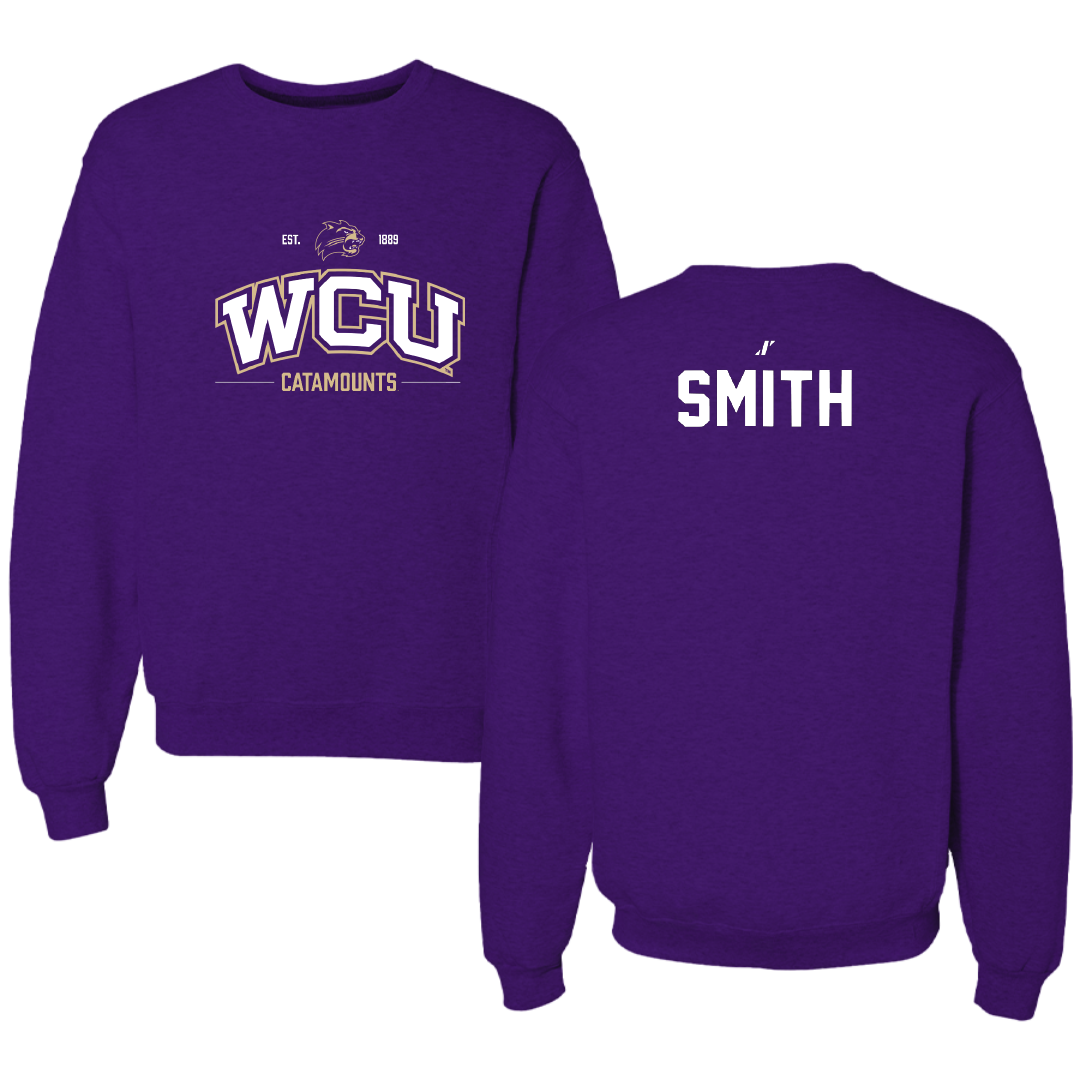 Western Carolina University TF and XC Purple General Crewneck - Jasmine Smith