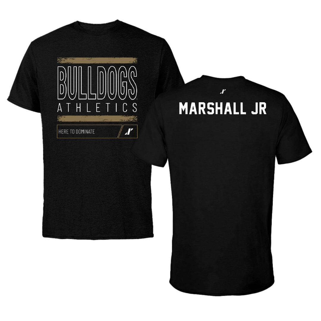 Bryant University TF and XC Black Dominate Performance Tee - Mike Marshall Jr