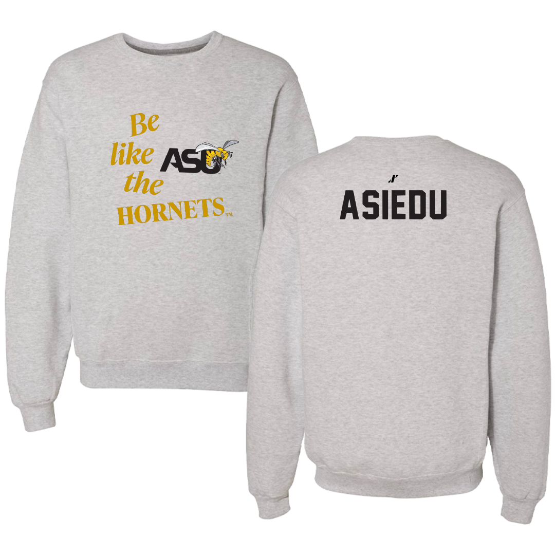 Alabama State University TF and XC Light Gray Be Like Us Crewneck - Noel Asiedu