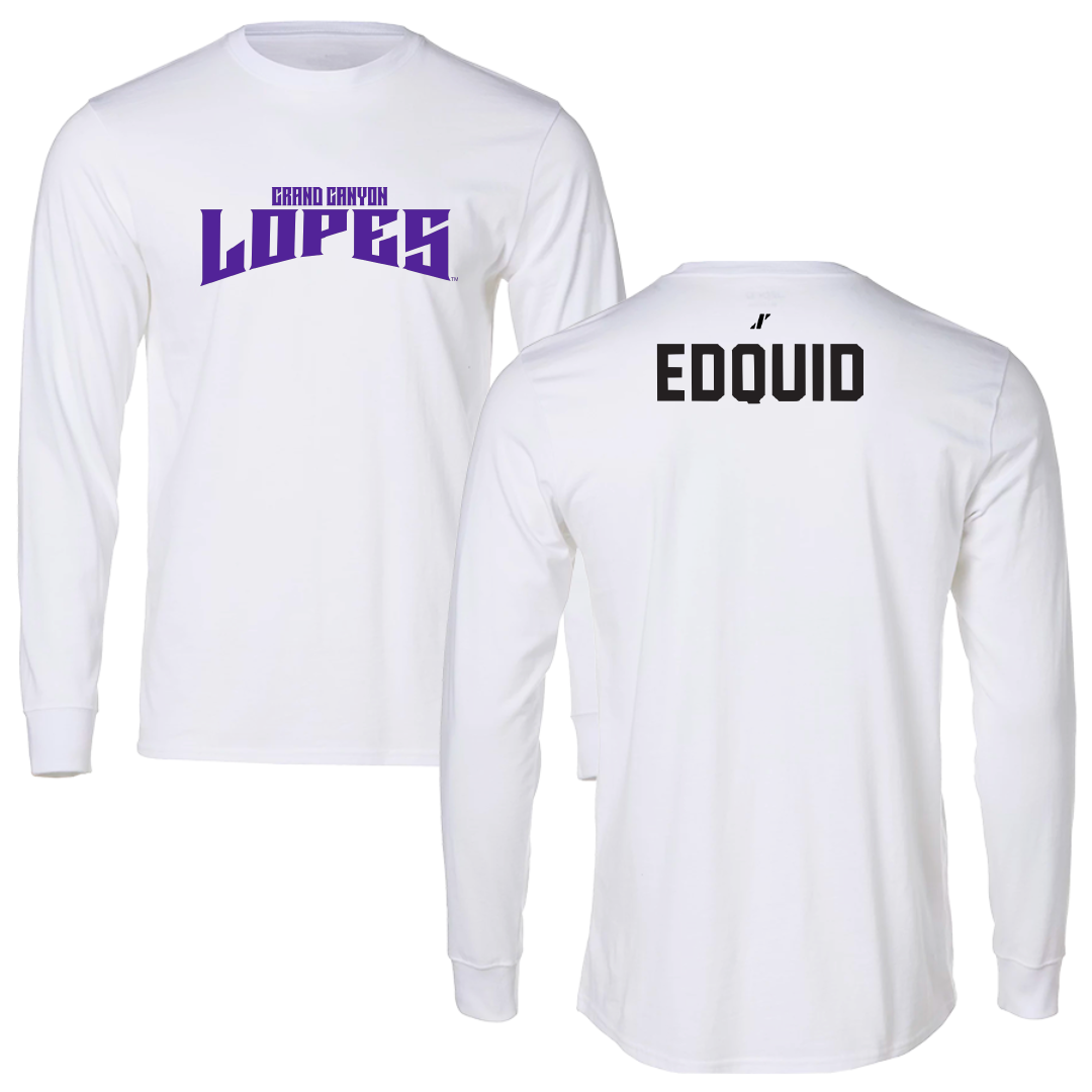 Grand Canyon University Swimming & Diving White Classic Performance Long Sleeve - Alex Edquid