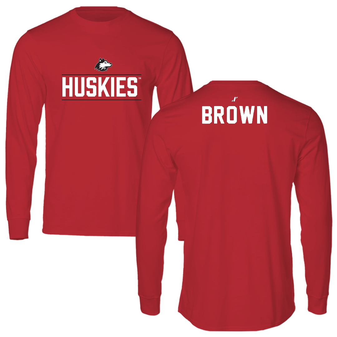 Northern Illinois University Gymnastics Red General Performance Long Sleeve - Mikayla Brown