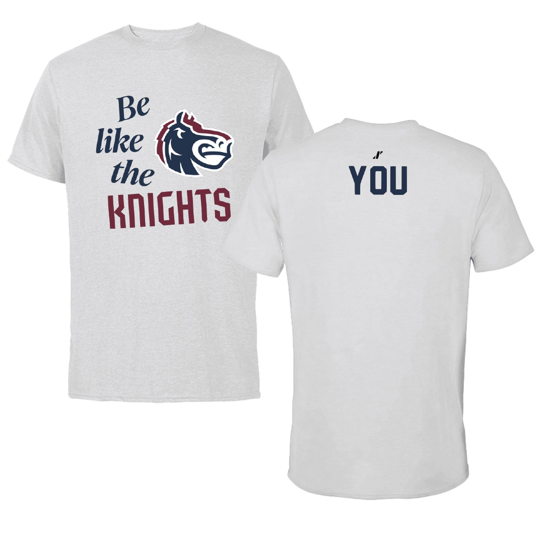 Fairleigh Dickinson University-Metropolitan Campus Golf Light Gray Be Like Us Performance Tee - Kaitlyn You