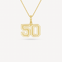 Gold Presidents Pendant and Chain - #50 Garrett Williams