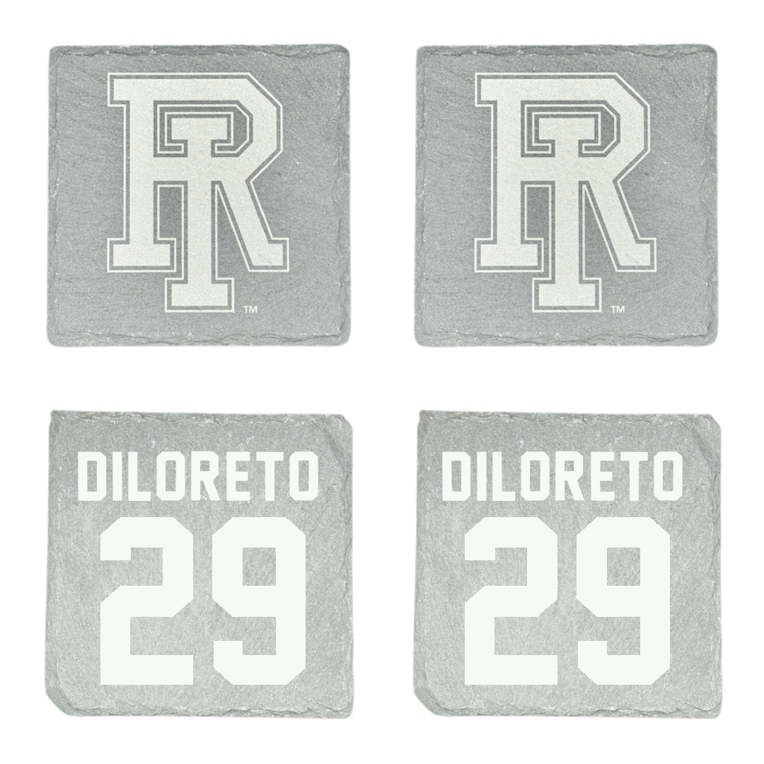 University of Rhode Island Soccer Stone Coaster (4 Pack)  - #29 Nate DiLoreto
