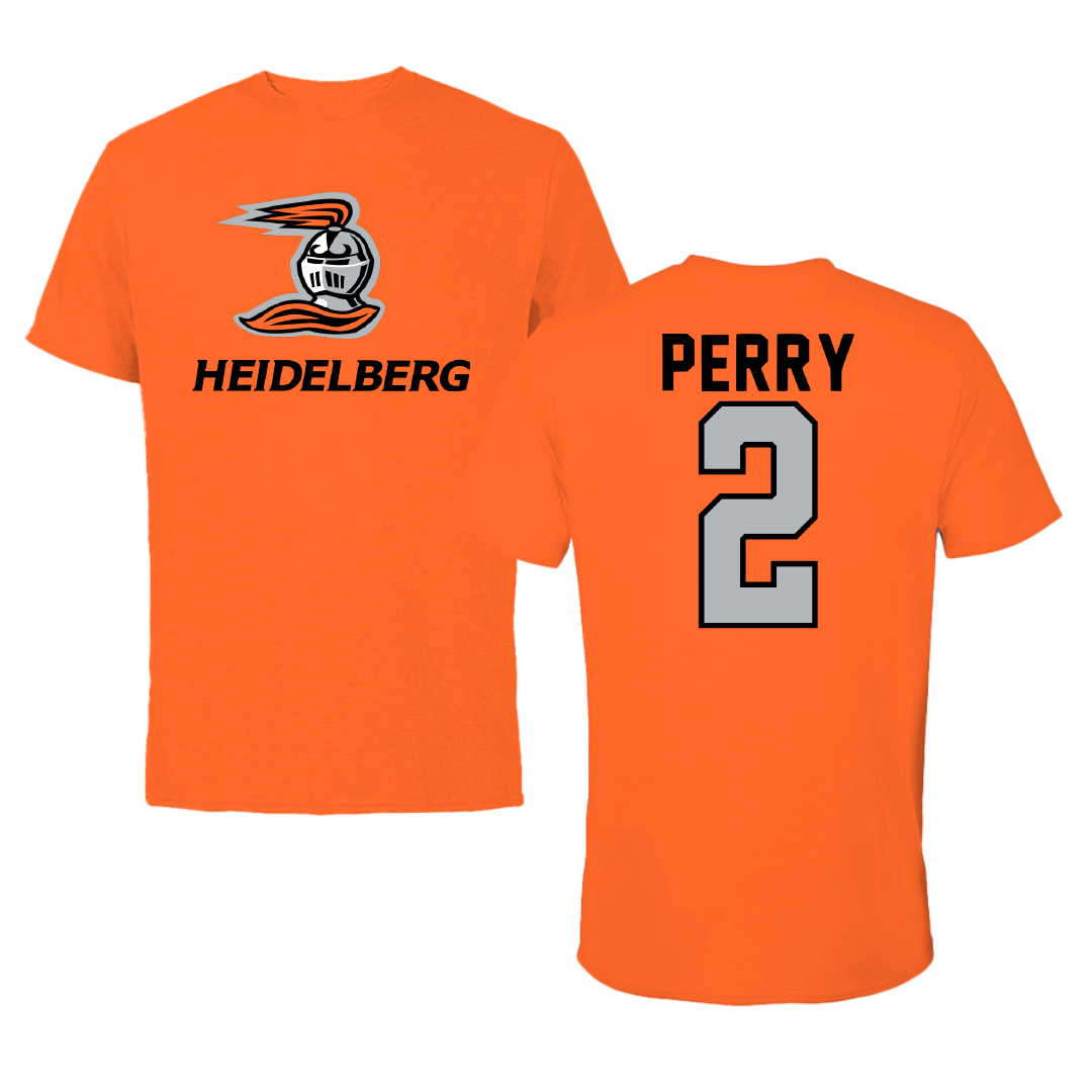 Heidelberg University Soccer Orange Tee - #2 Olivia Perry