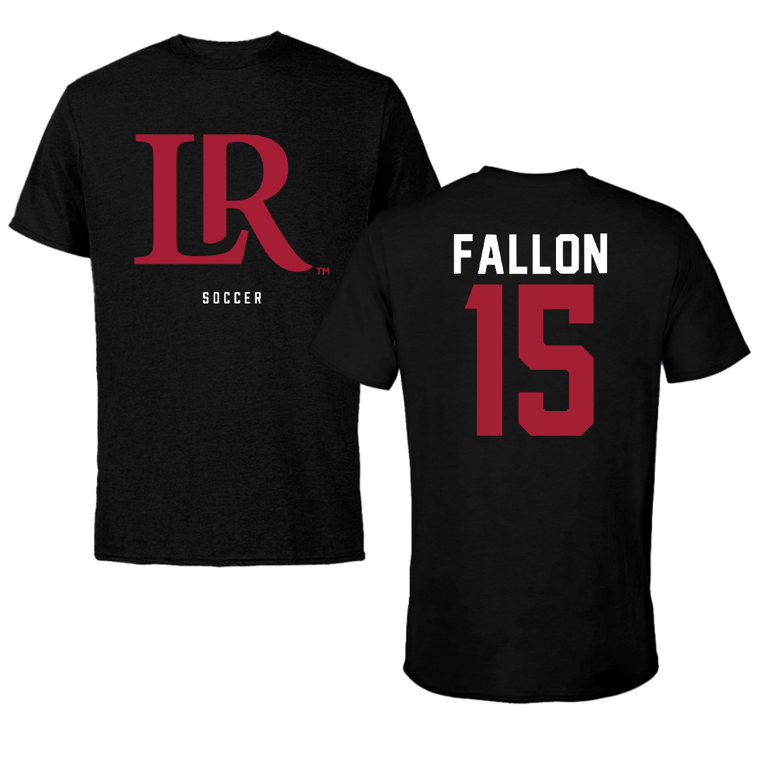 Lenoir-Rhyne University Soccer Black Tee - #15 Connor Fallon