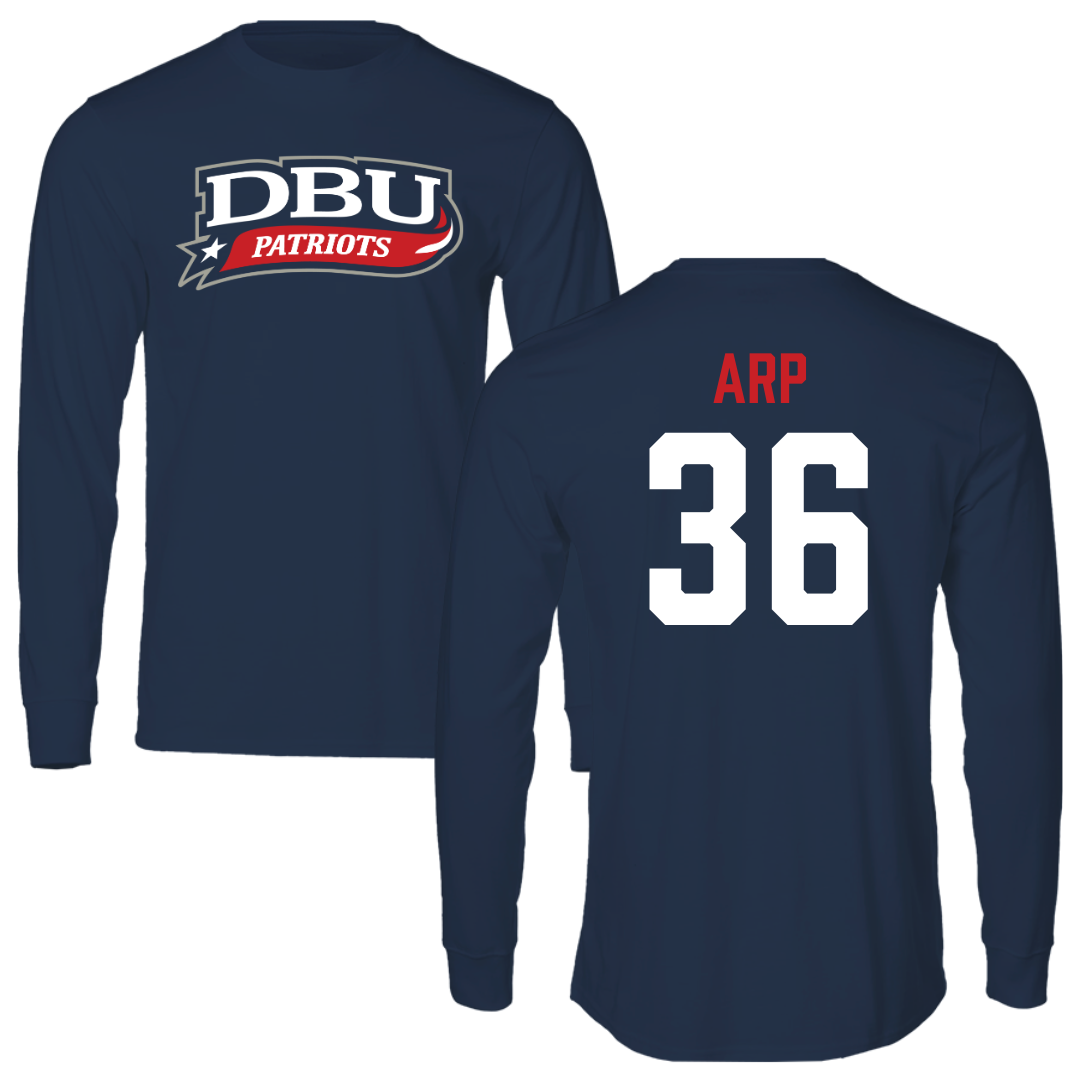 Dallas Baptist University STUNT Navy Long Sleeve - #36 Ashtyn Arp