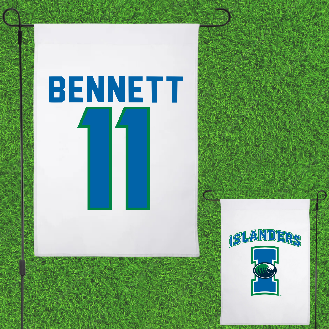 Texas A&M University-Corpus Christi Beach Volleyball White Garden Flag - #11 Jade Bennett