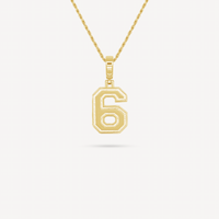 Gold Presidents Pendant and Chain - #6 Freddie Oliver