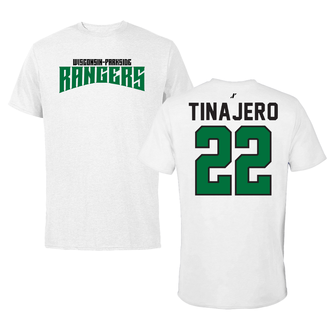 University of Wisconsin-Parkside Baseball White Classic Tee - #22 Nicholas Tinajero