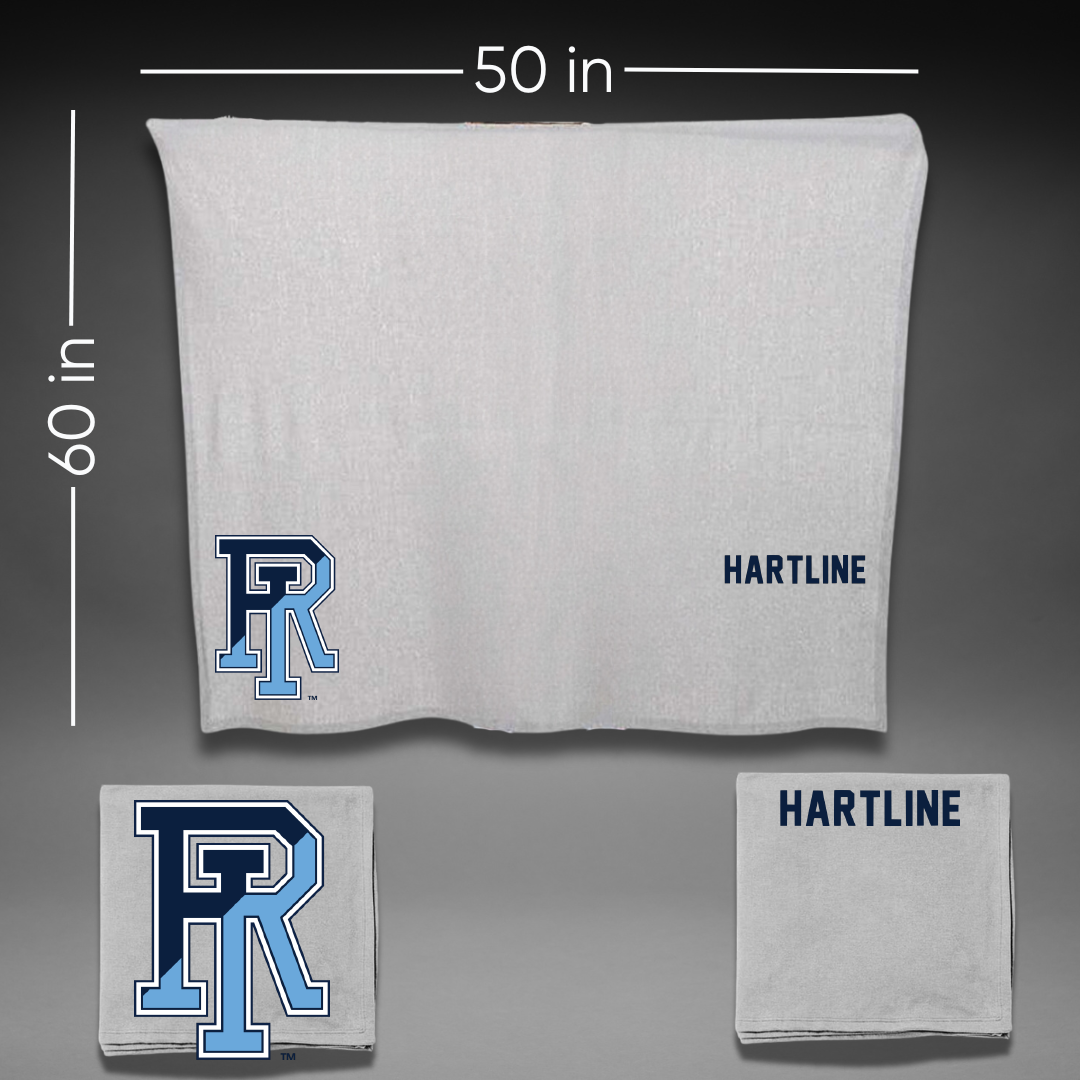 University of Rhode Island TF and XC Gray Blanket - Garrett Hartline