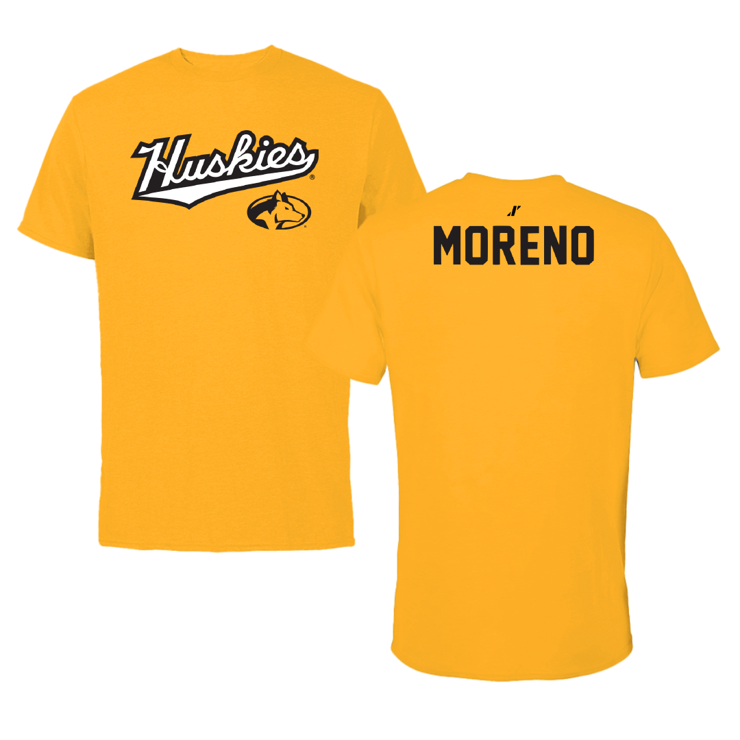Michigan Technological University Esports Gold General Performance Tee - Raymond Moreno