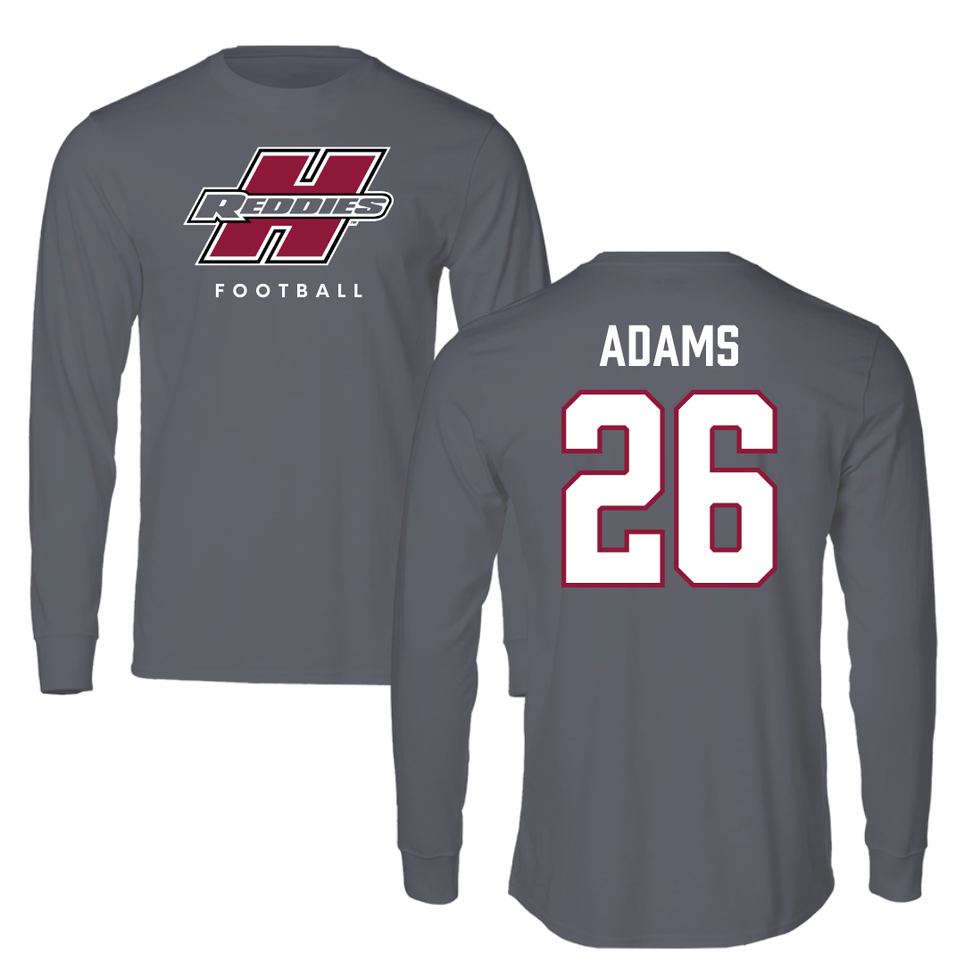 Henderson State University Football Gray Performance Long Sleeve - #26 Devon Adams