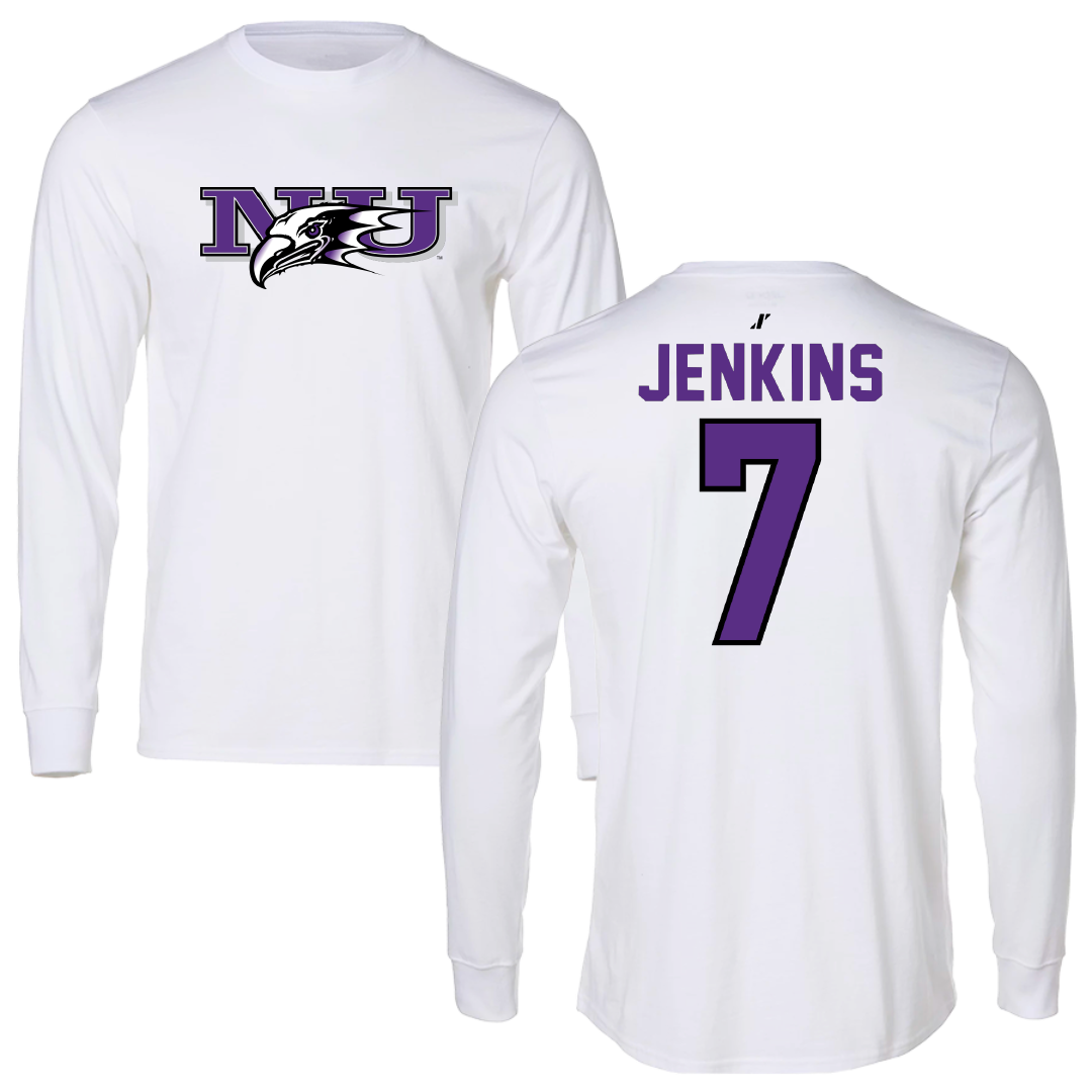 Niagara University Volleyball White Long Sleeve - #7 Taylor Jenkins