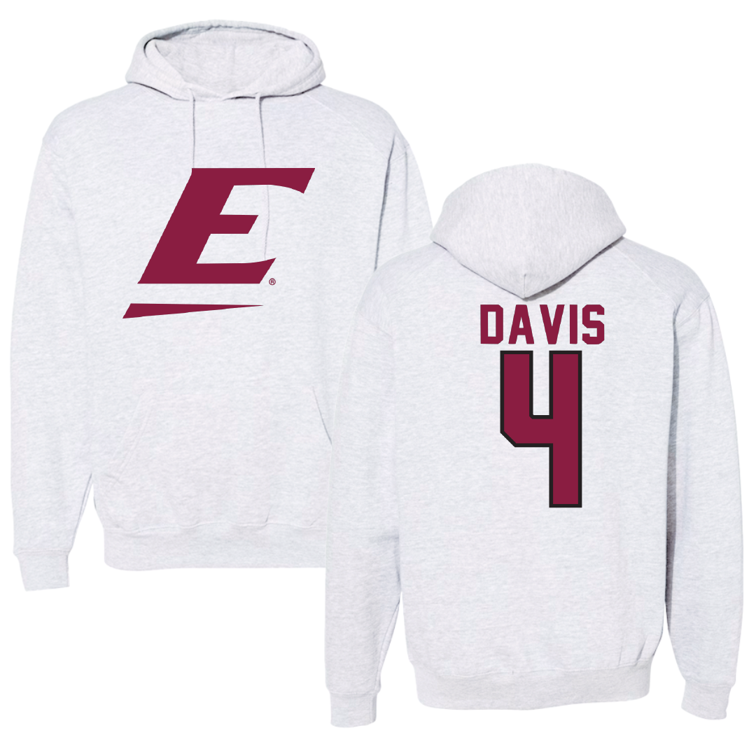 Eastern Kentucky University Softball Light Gray Hoodie - #4 Lilly Davis