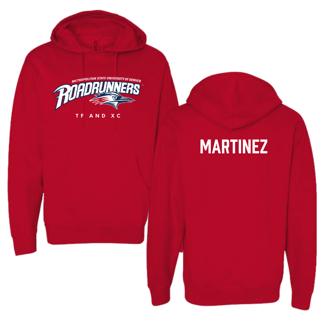 Metropolitan State University of Denver TF and XC Red Hoodie - Anthony Martinez