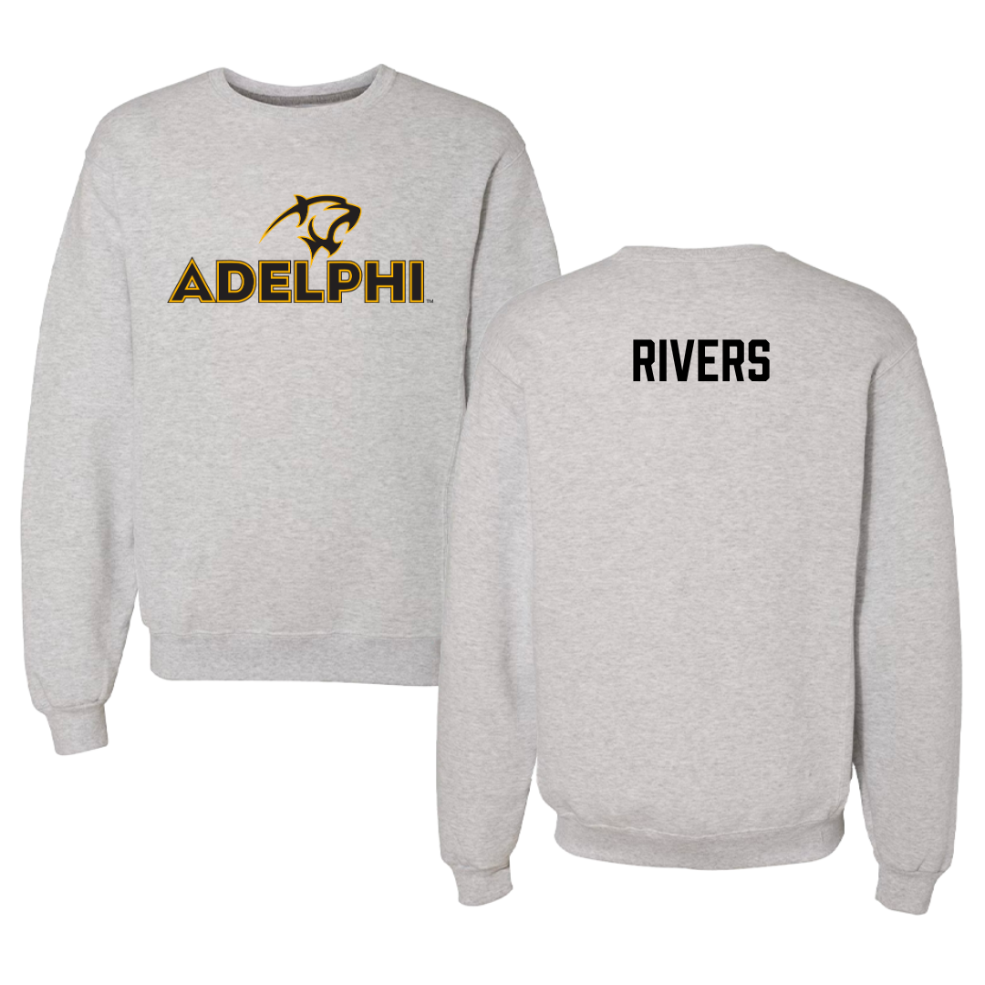 Adelphi University Swimming & Diving Gray Crewneck - Cooper Rivers