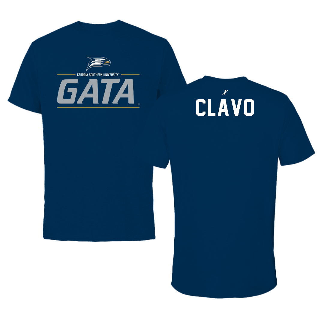Georgia Southern University Swimming & Diving Navy General Performance Tee - Zuri Clavo