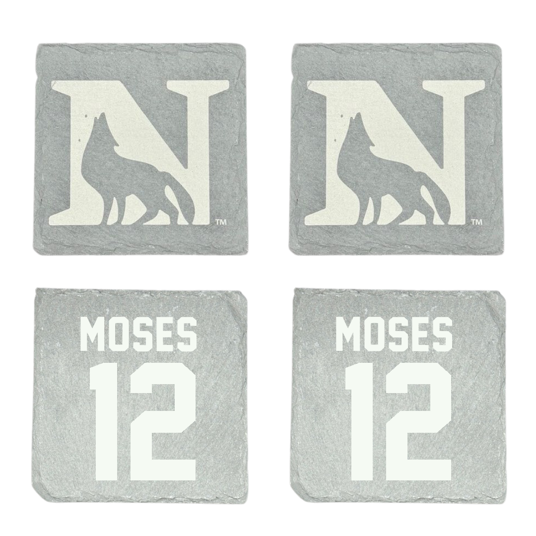 Newberry College Basketball Stone Coaster (4 Pack)  - #12 Davionta Moses