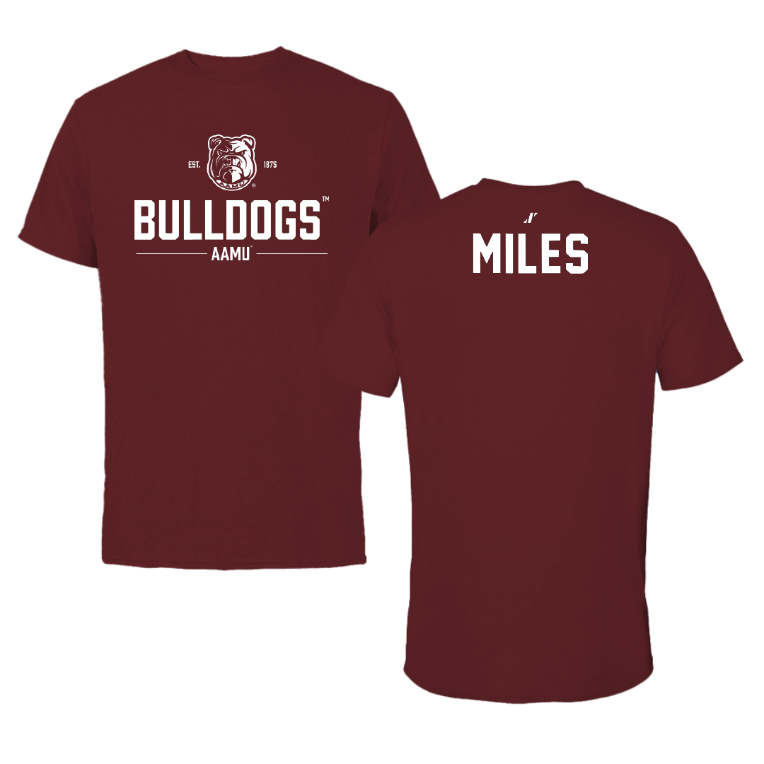 Alabama A&M University Cheer Maroon General Tee - Kayci Miles