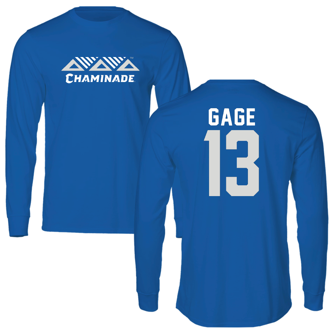 Chaminade University Basketball Blue Long Sleeve - #13 Madison Gage