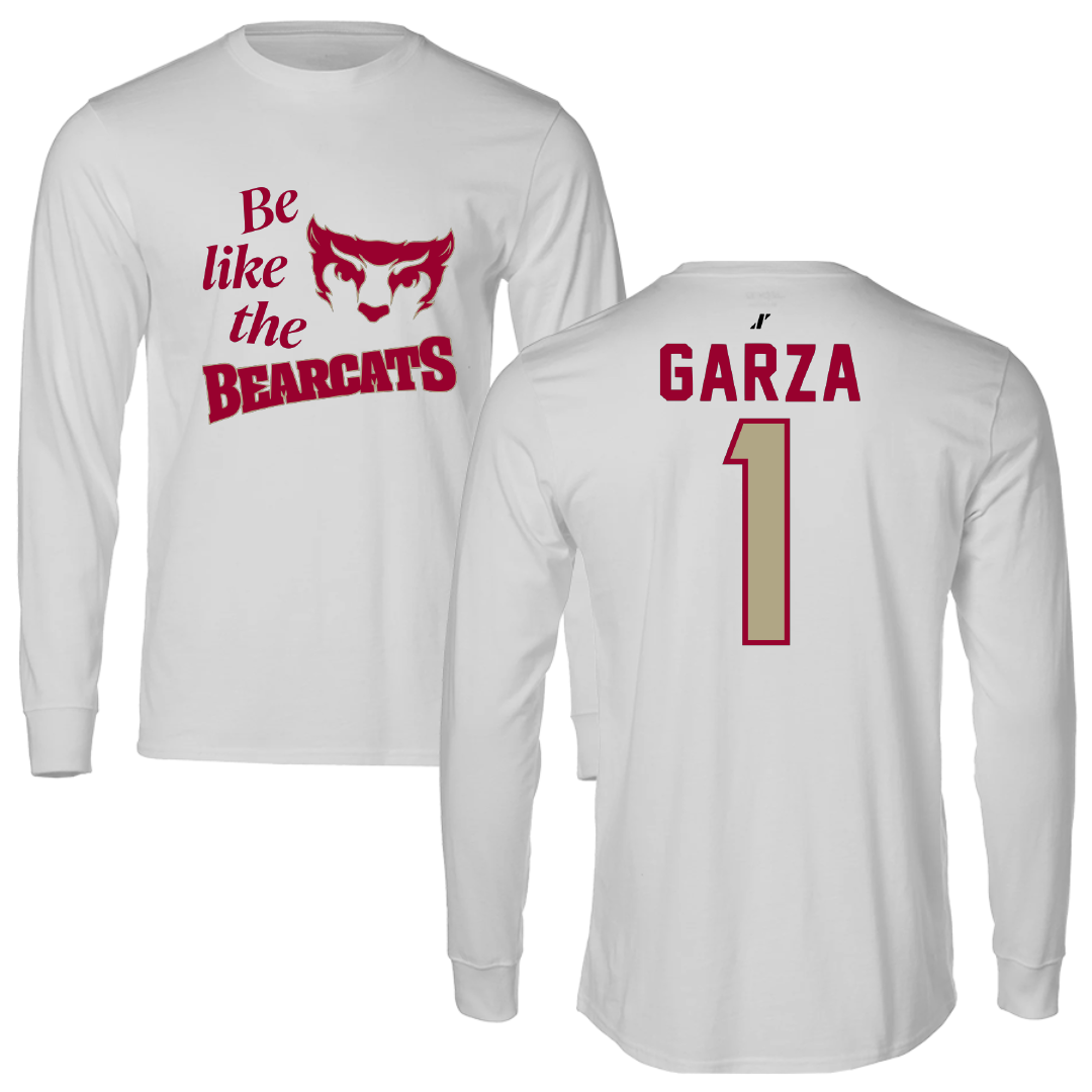 Willamette University Soccer Light Gray Be Like Us Performance Long Sleeve - #1 Ibrahm Garza