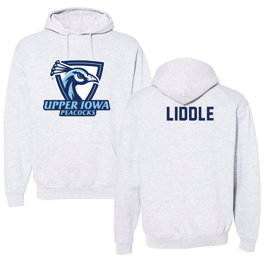 Upper Iowa University Golf Light Gray Hoodie - Clayton Liddle