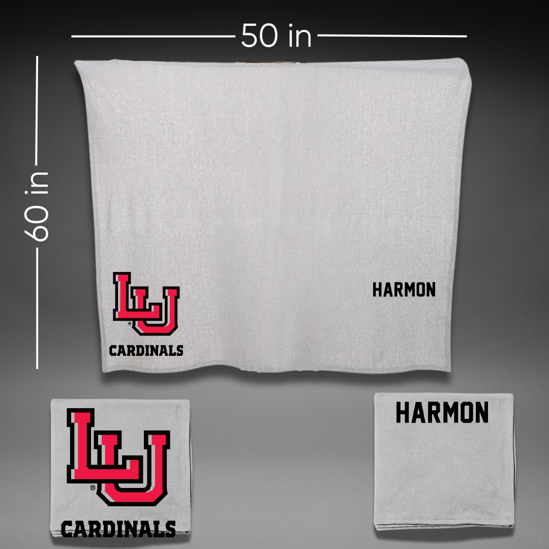 Lamar University Cheer Gray Blanket - JaKayla Harmon