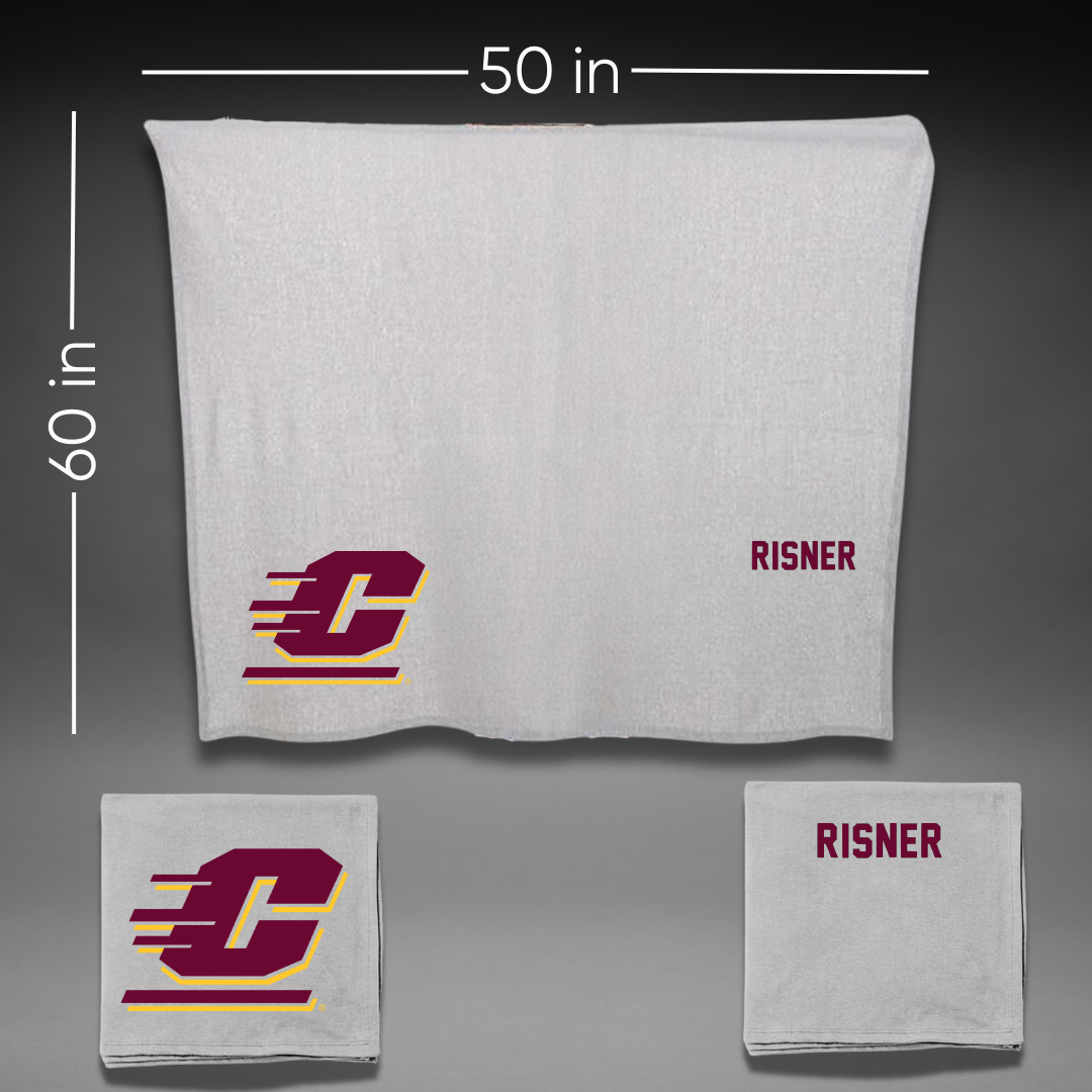 Central Michigan University TF and XC Gray Blanket - Ereka Risner
