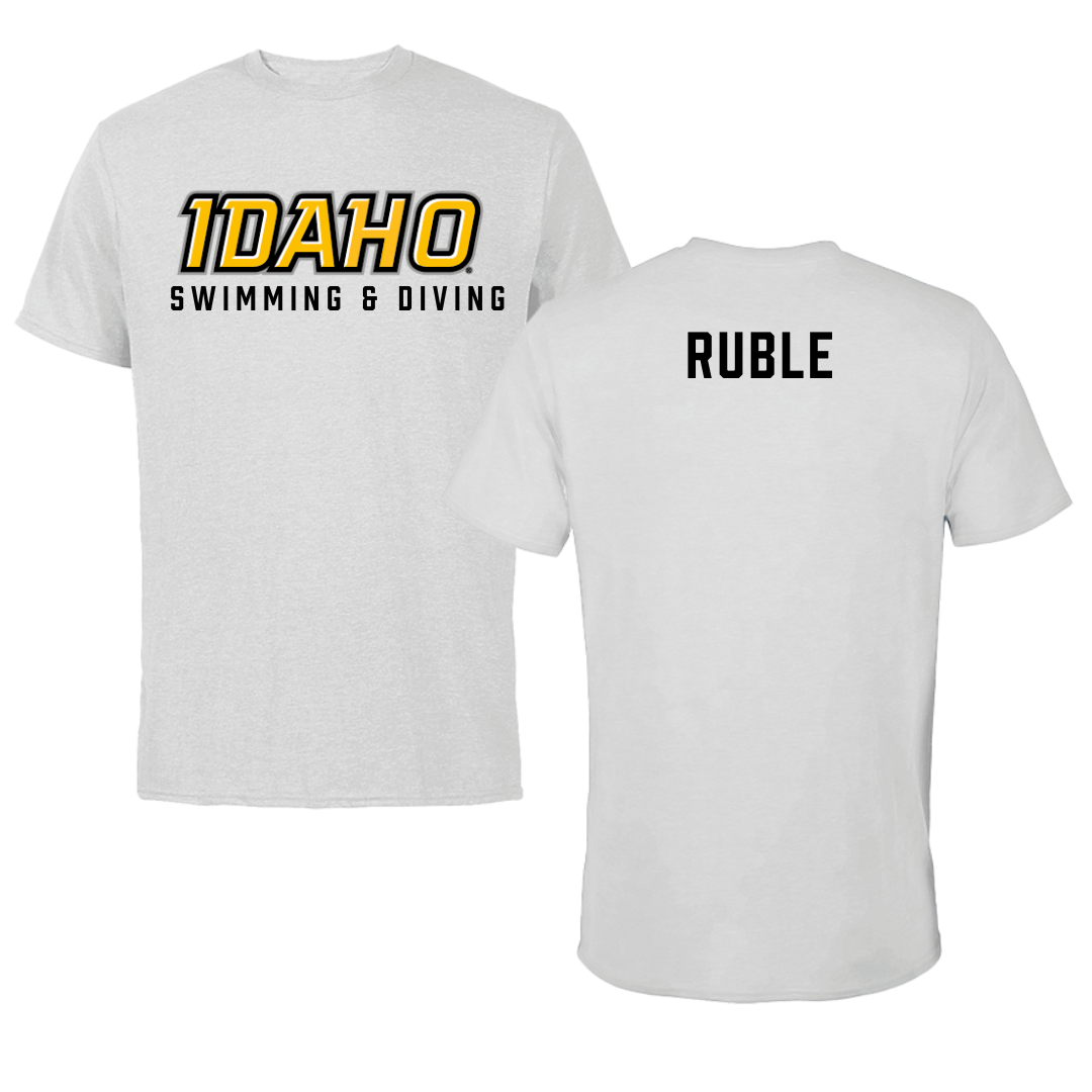 University of Idaho Swimming & Diving Gray Performance Tee - Grace Ruble