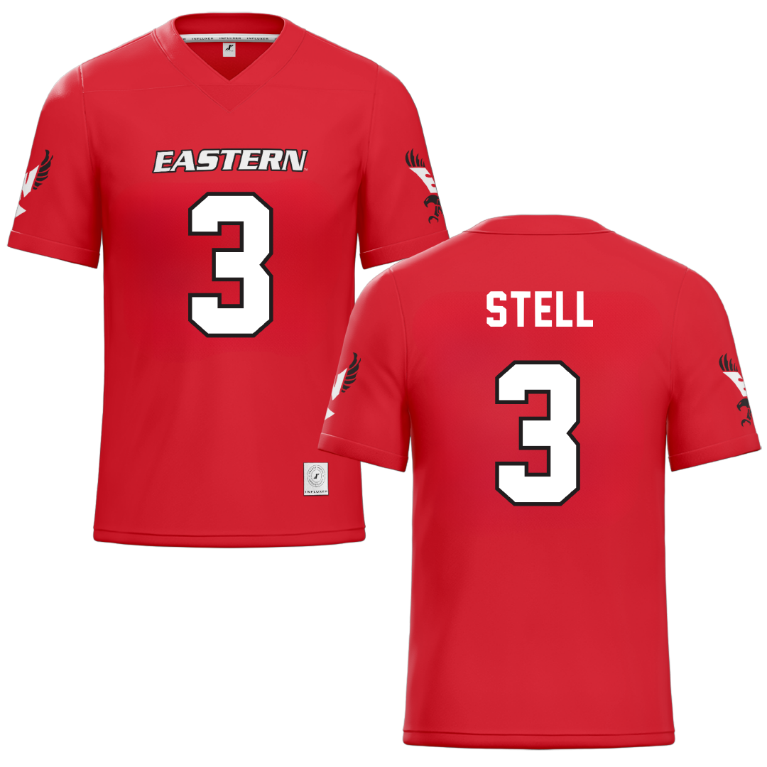 Eastern Washington University Red Football Jersey - #3 Anthony Stell