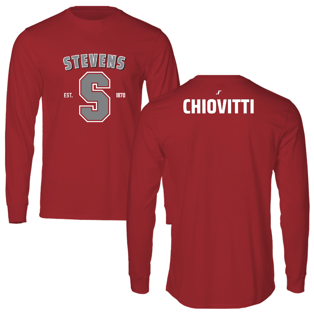 Stevens Institute of Technology Tennis Canvas Red General Long Sleeve - Julia Chiovitti