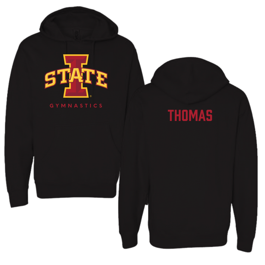 Iowa State University Gymnastics Black Hoodie - Lauren Thomas