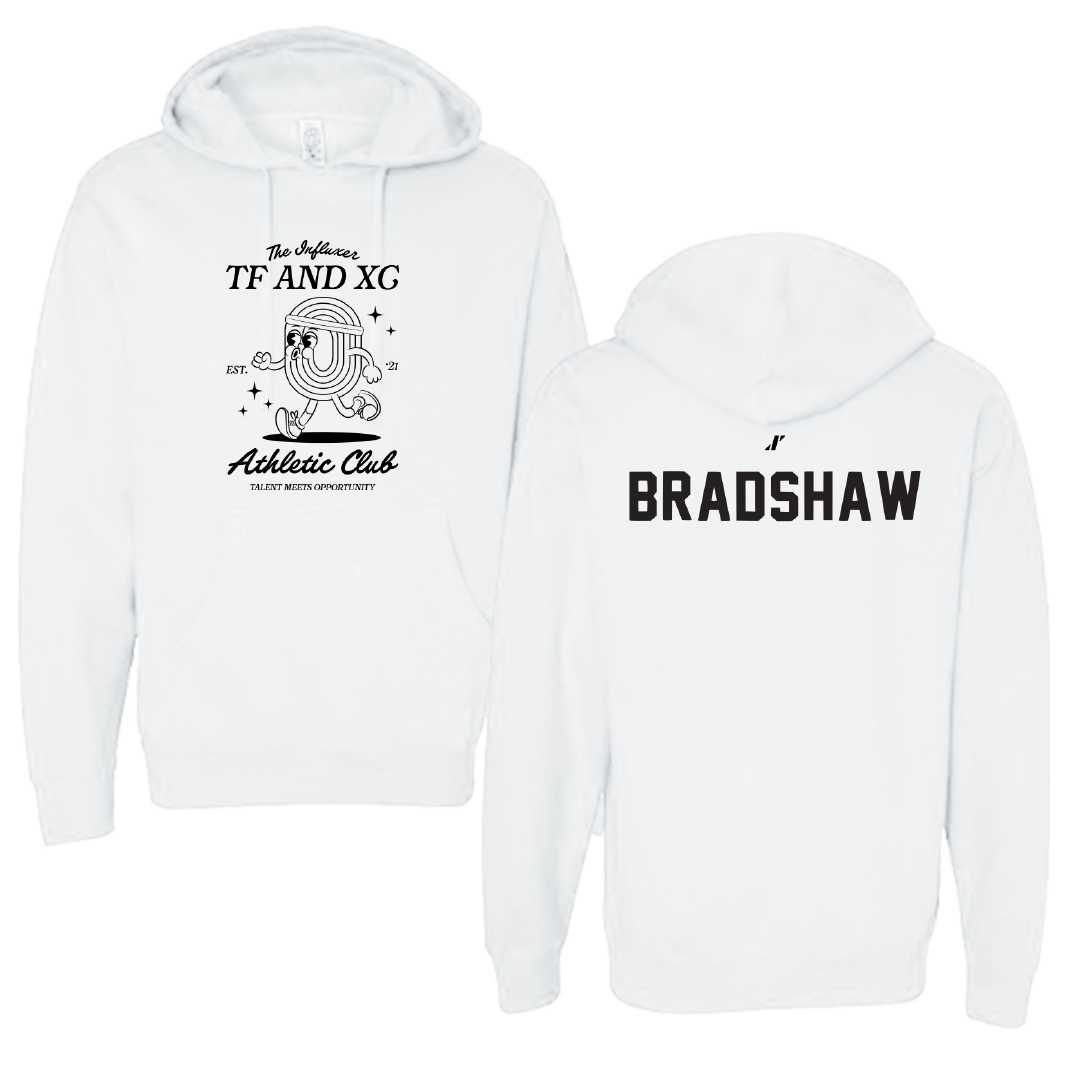 TF and XC White Influxer Athletic Club Hoodie - Abbey Bradshaw