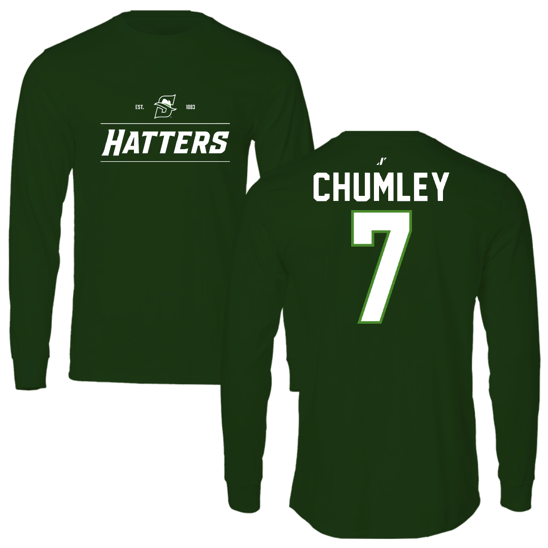 Stetson University Softball Forest Green General Long Sleeve - #7 Amber Chumley