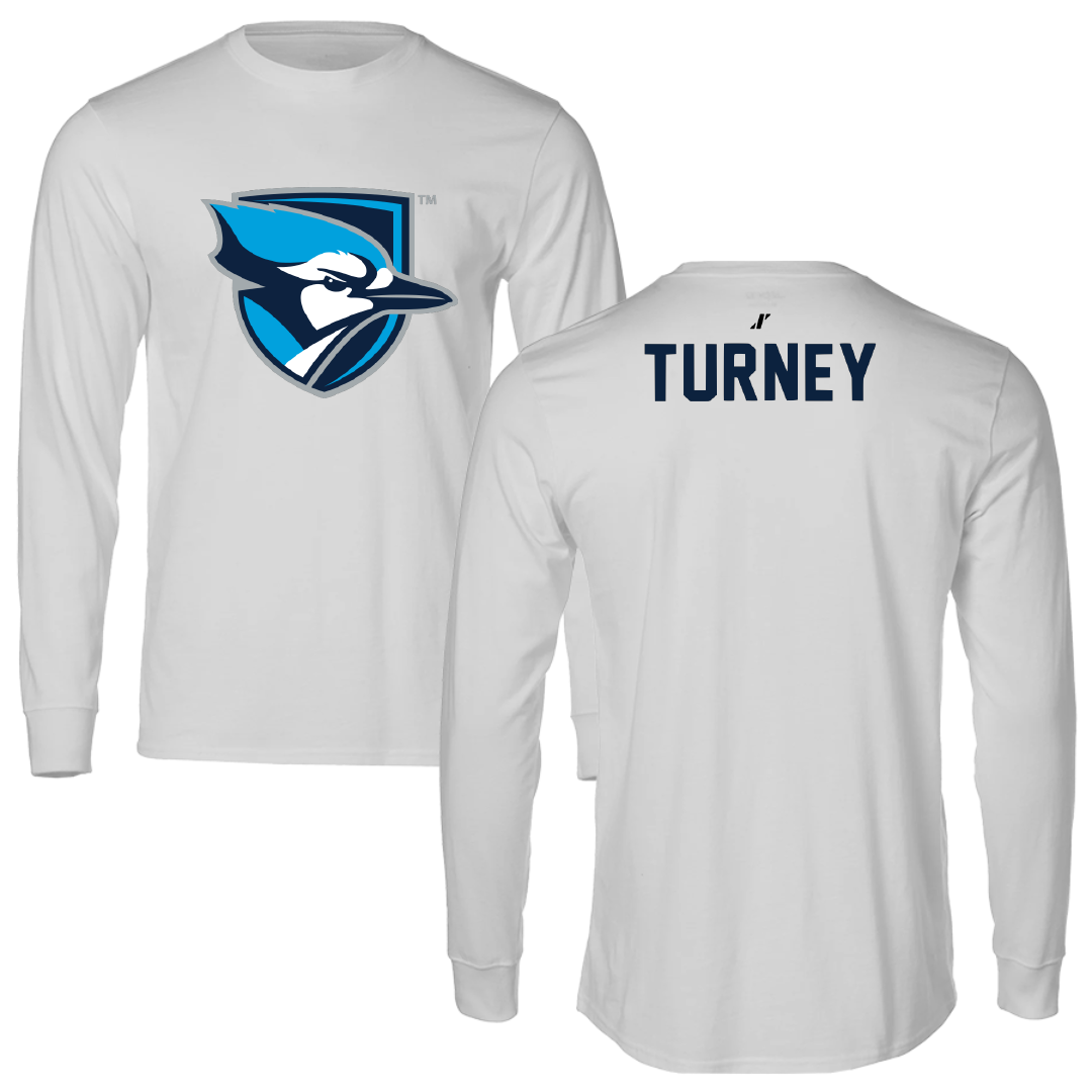 Elmhurst University TF and XC Light Gray Long Sleeve - Logan Turney