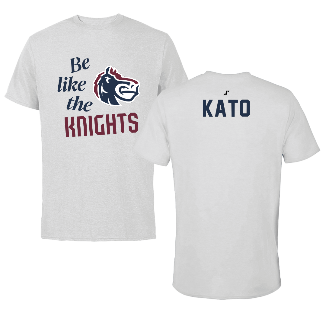 Fairleigh Dickinson University-Metropolitan Campus Tennis Light Gray Be Like Us Performance Tee - Ann Kato