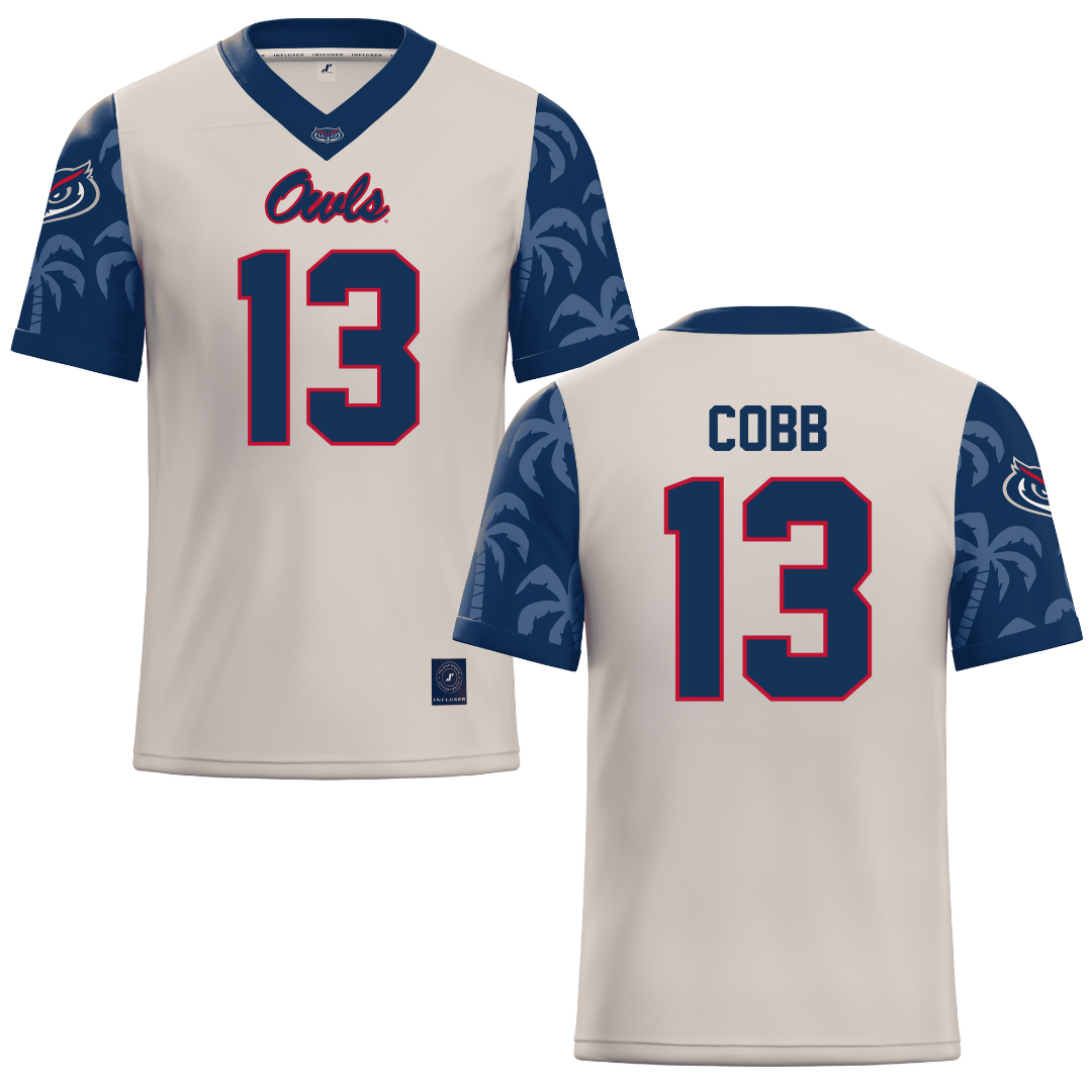 Florida Atlantic University Sand Football Jersey - #13 A'ceon Cobb