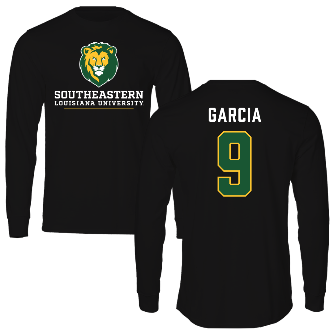 Southeastern Louisiana University Baseball Black Long Sleeve - #9 Christian Garcia