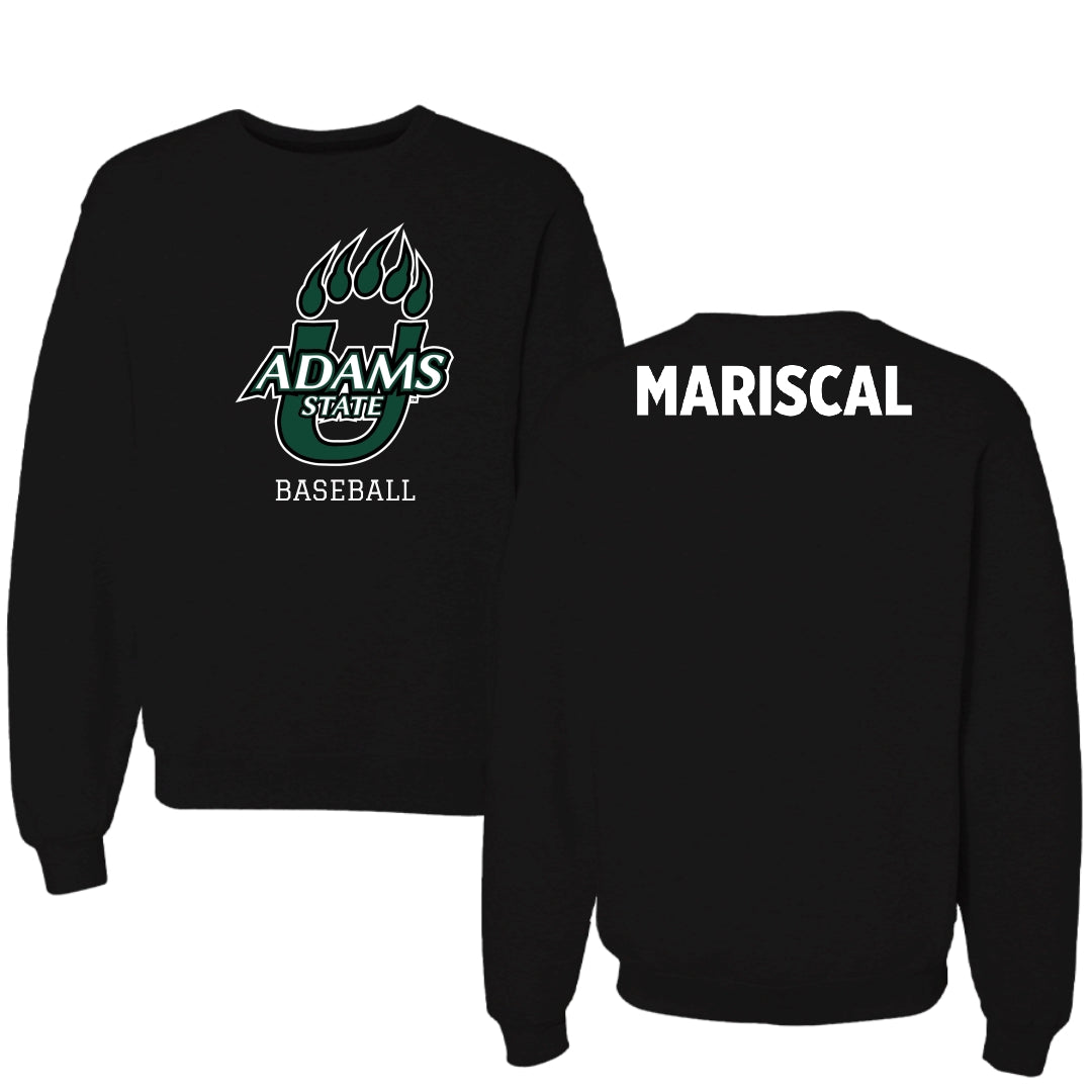 Adams State University Baseball Black State Crewneck - Luke Mariscal