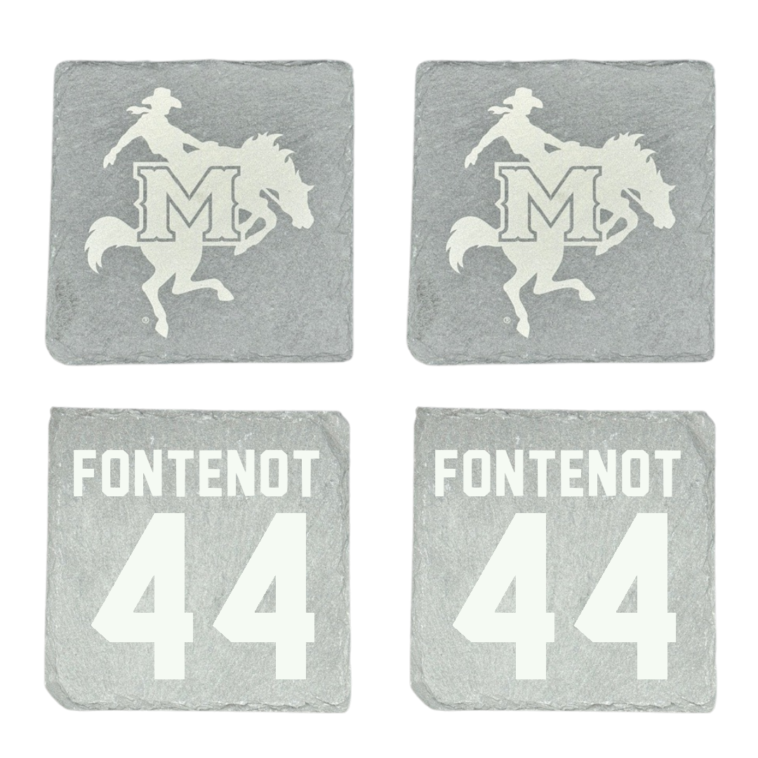 McNeese State University Baseball Stone Coaster (4 Pack)  - #44 Seth Fontenot