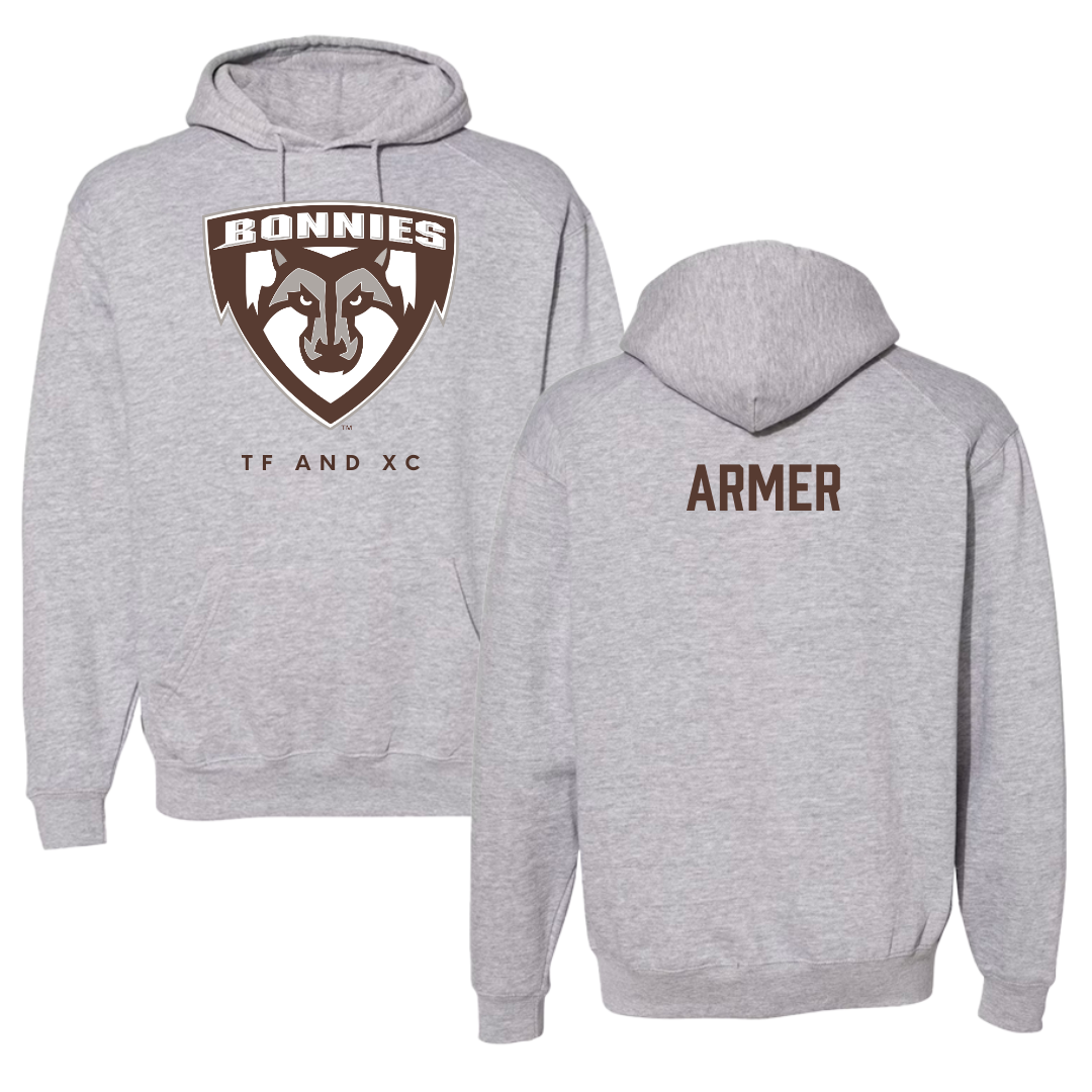 St. Bonaventure University TF and XC Gray Hoodie - Jake Armer