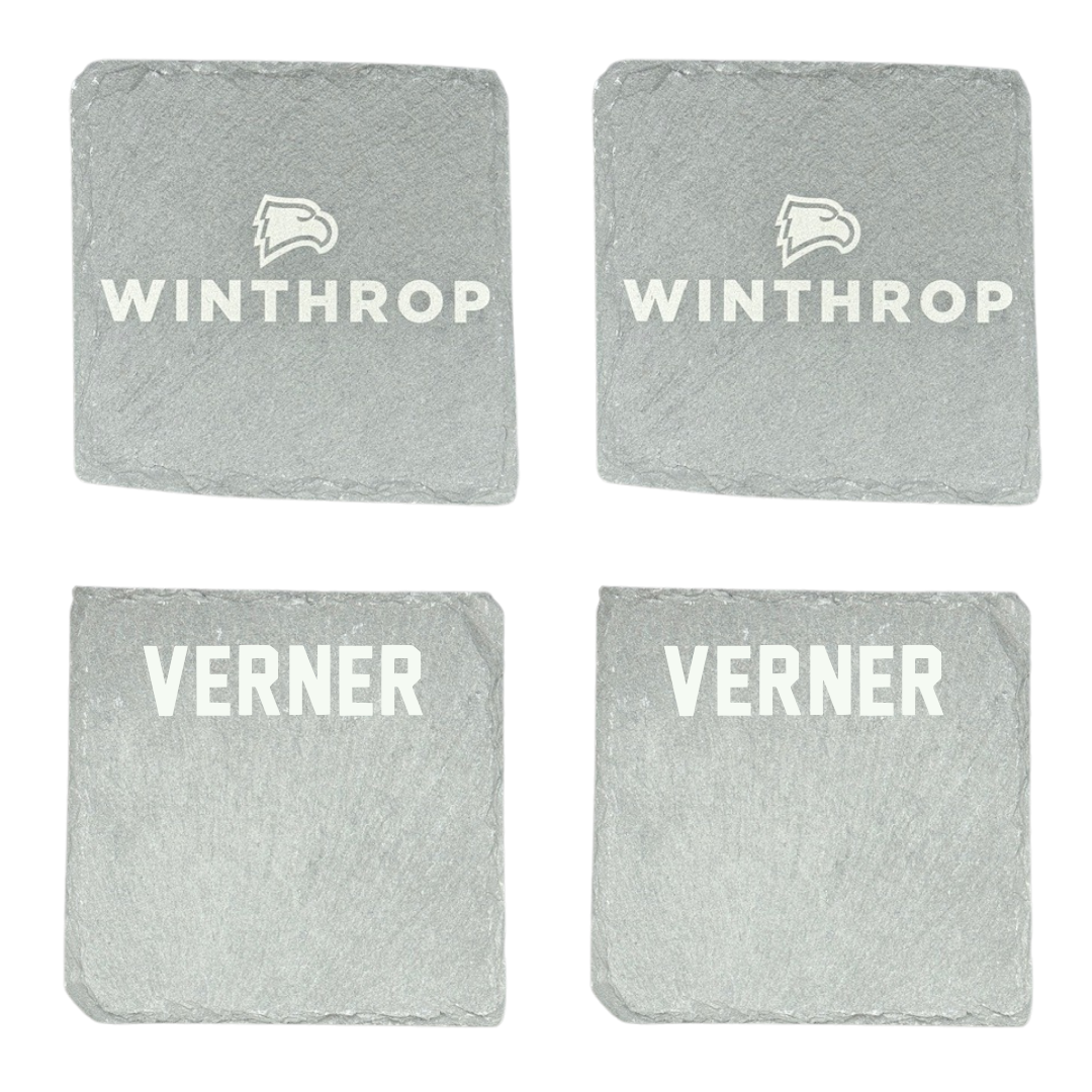 Winthrop University TF and XC Stone Coaster (4 Pack)  - Raven Verner